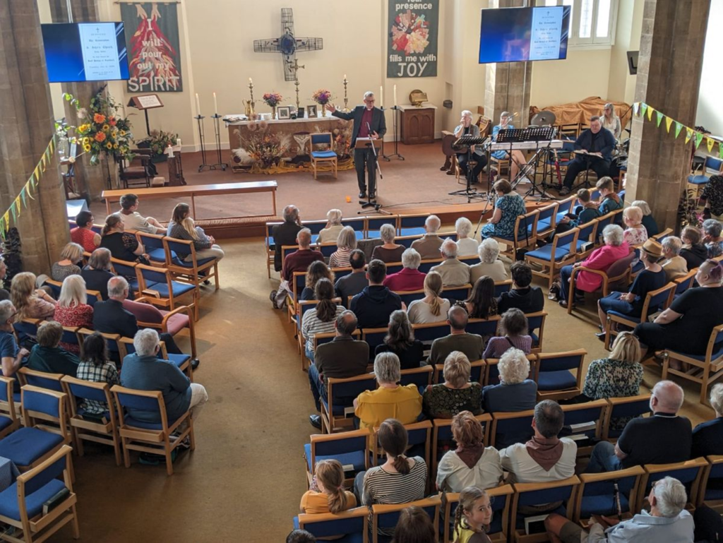 People worshipping